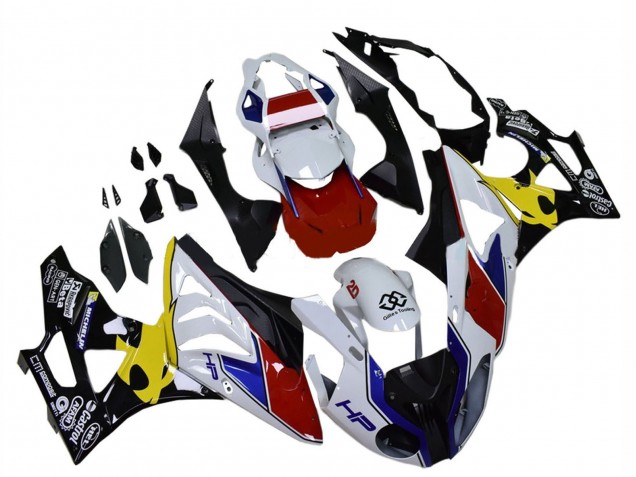 Comprar Carenados Moto BMW S1000RR 2009-2014 - Blanco Rojo Amarillo Negro Castrol