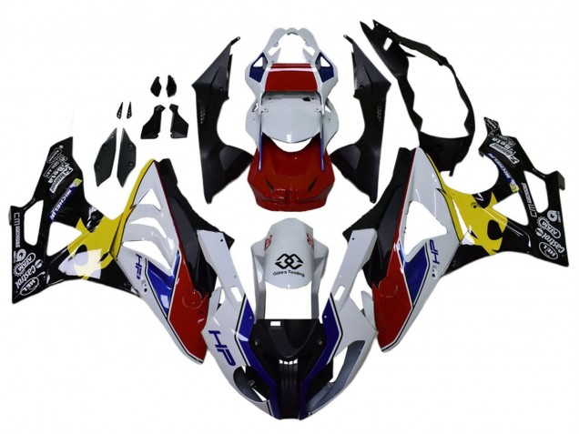 Comprar Carenados Moto BMW S1000RR 2009-2014 - Blanco Rojo Amarillo Negro Castrol