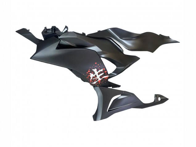 Comprar Carenados Moto Kawasaki ZX6R 2023-2025 - Negro Blanco Flower