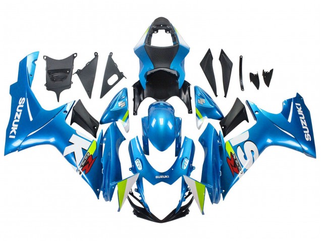 Comprar Carenados Moto Suzuki GSXR 600 / GSXR 750 2011-2024 - Azul Claro Verde Blanco Rojo