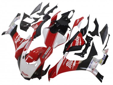 Comprar Carenados Moto Yamaha YZF 1000 R1 2020-2025 - Blanco Rojo Negro Milwaukee