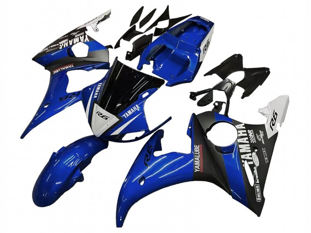 Comprar Carenados Moto Yamaha YZF R6 2003-2004 - Azul Blanco Negro Brillante Yamalube