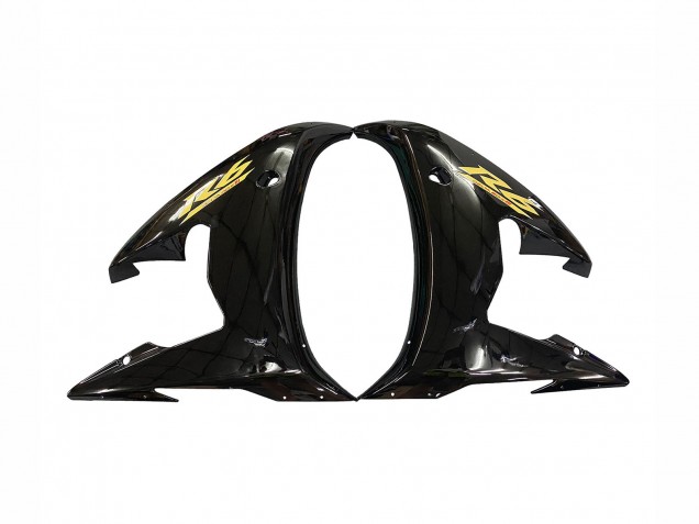 Comprar Carenados Moto Yamaha YZF R6 2003-2004 - Negro Brillante Oro Calcomanías