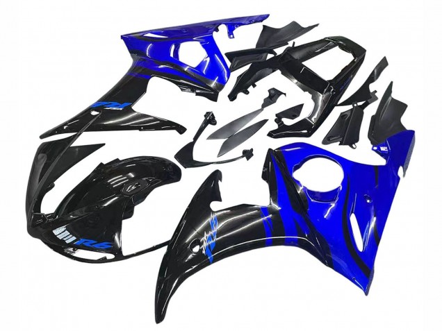 Comprar Carenados Moto Yamaha YZF R6S 2006-2009 - Azul Negro Brillante