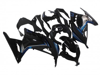 Comprar Carenados Moto Kawasaki EX300 2013-2024 - Negro Brillante Azul