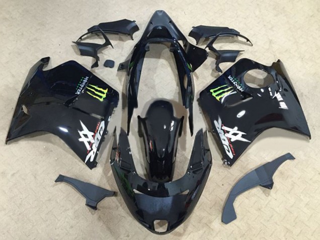 Comprar Carenados Moto Honda CBR1100XX Blackbird 1996-2007 - Negro Brillante Verde Monstruo