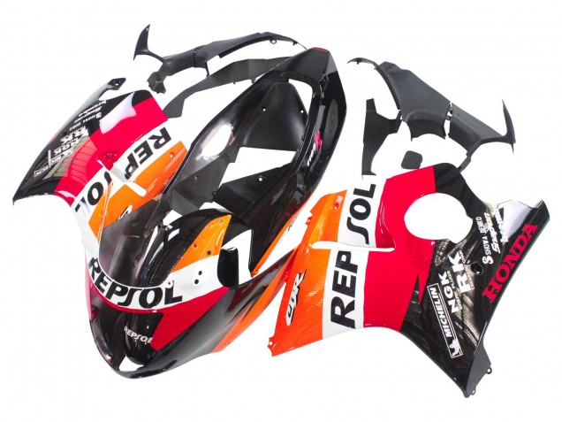 Comprar Carenados Moto ABS Honda CBR1100XX Blackbird 1996-2007 - Naranja Blanco Rojo Negro Brillante Repsol