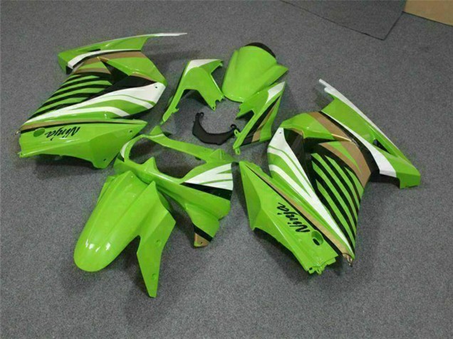 Comprar Carenado Moto Kawasaki EX250 2008-2012 - Verde Blanco Negro