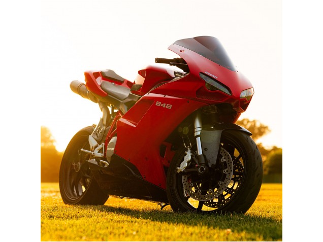 Comprar Carenados Moto Ducati 848 2007-2014 - Rojo Negro Brillante