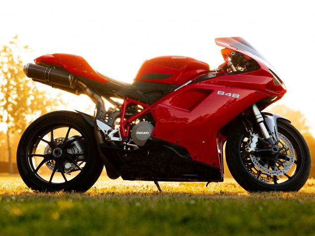 Comprar Carenados Moto Ducati 848 2007-2014 - Rojo Negro Brillante