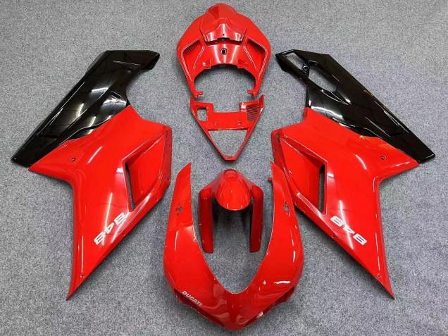 Comprar Carenados Moto Ducati 848 2007-2014 - Rojo Negro Brillante