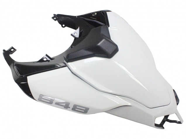 Comprar Carenados Moto Ducati 848/1098/1198 2007-2014 - Blanco Negro Brillante Corse