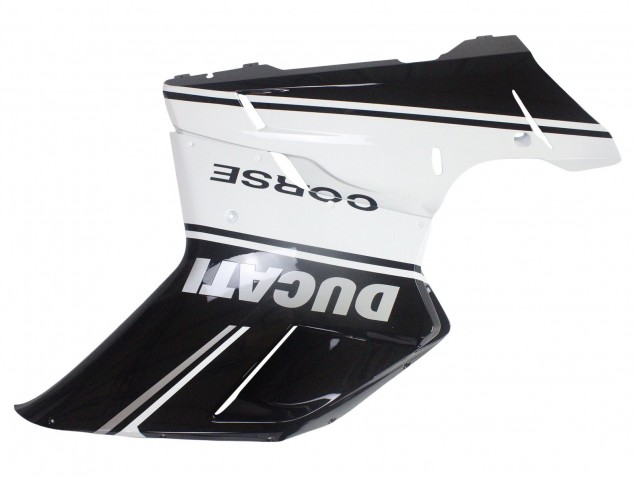 Comprar Carenados Moto Ducati 848/1098/1198 2007-2014 - Blanco Negro Brillante Corse