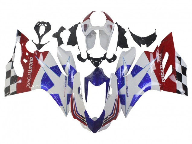 Comprar Carenados Moto Ducati Panigale 899 2011-2014 - Blanco Azul Rojo Negro