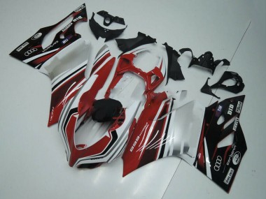 Comprar Carenado Moto Ducati Panigale 899 2011-2014 - Blanco Rojo Negro Brillante