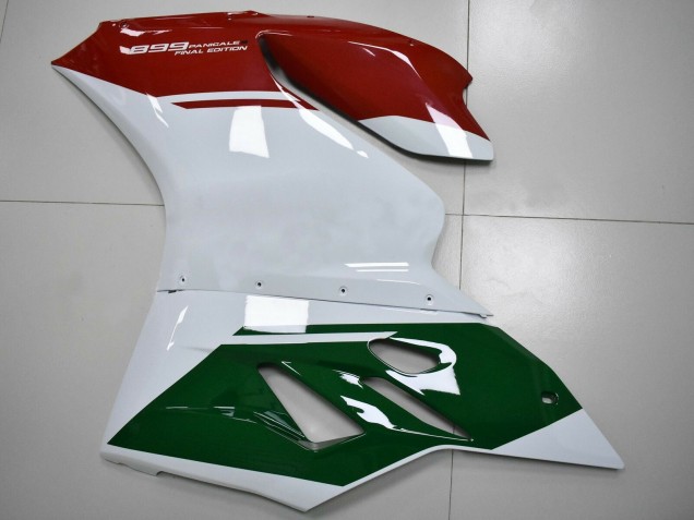 Comprar Carenados Moto Ducati Panigale 899 2011-2014 - Blanco Rojo Verde Oscuro