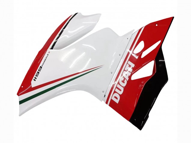 Comprar Carenados Moto Ducati 1199 2011-2014 - Blanco Rojo Verde Negro Brillante