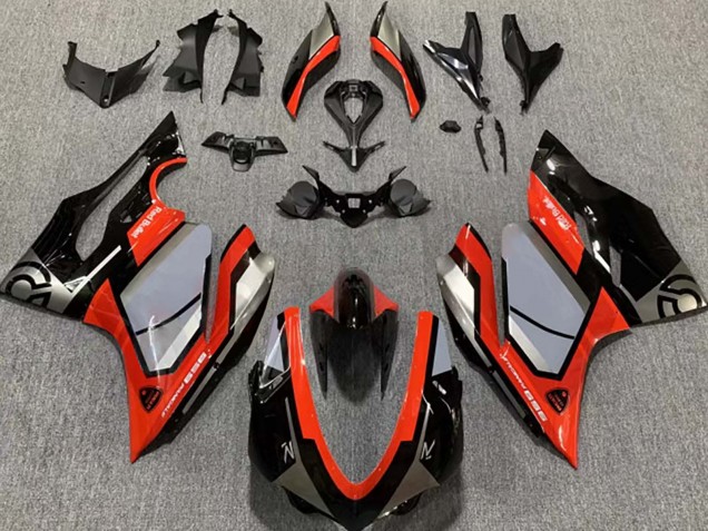 Comprar Carenados Moto Ducati 959 2015-2020 - Plata Rojo Negro Brillante