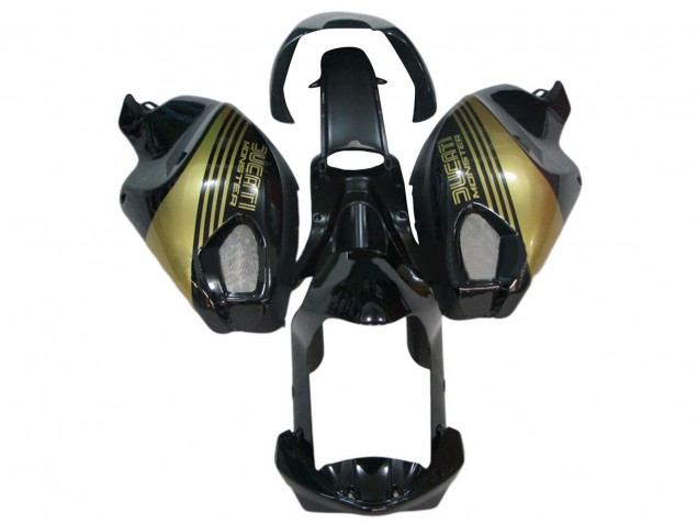 Comprar Carenados Moto Ducati Monster 696 796 1100 1100S 2008-2012 - Negro Brillante Oro