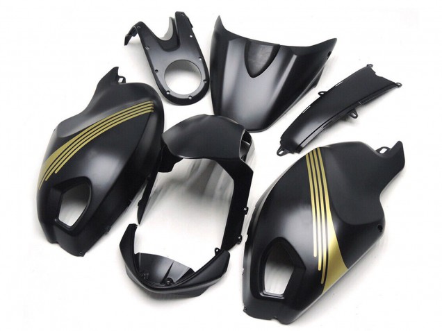 Comprar Carenados Moto Ducati Monster 696 796 1100 1100S 2008-2012 - Negro Mate Oro