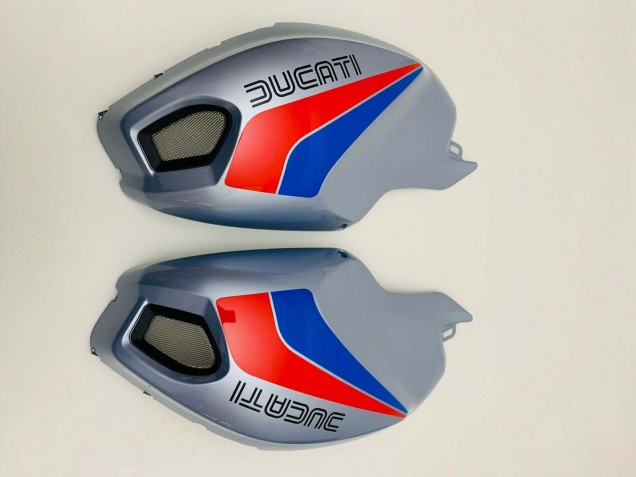 Comprar Carenados Moto Ducati Monster 696 796 1100 1100S 2008-2012 - Plata Rojo Azul