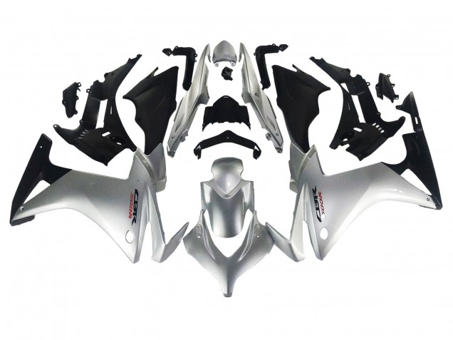 Comprar Carenado Moto Honda CBR500R 2013-2015 - Plata Negro Brillante