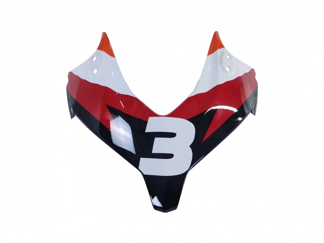 Comprar Carenados Moto Honda CBR500R 2013-2015 - Naranja Blanco Rojo Negro Brillante Repsol 3