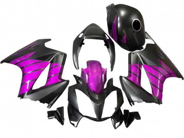 Comprar Carenados Moto Honda VFR 800 2002-2013 - Púrpura Negro Mate