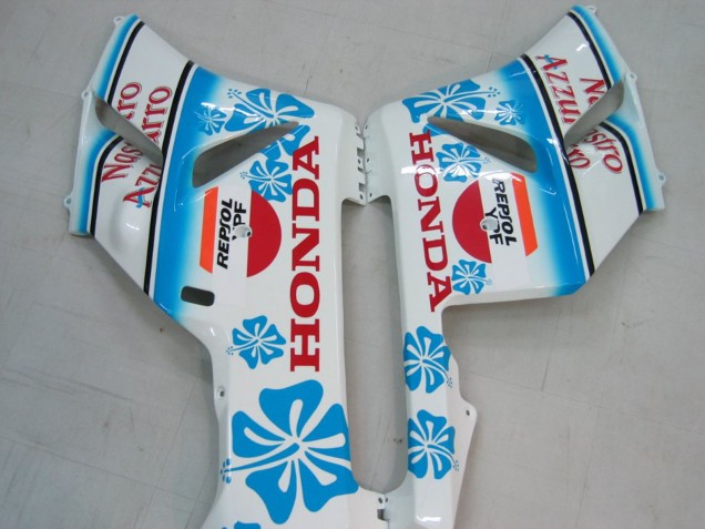 Comprar Carenados Moto Honda CBR1000RR 2004-2005 - Blanco Azul Nieve Nastro Azzurro 46