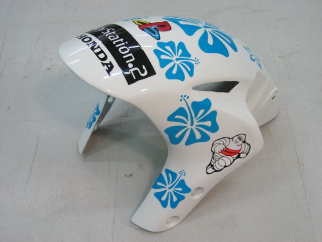 Comprar Carenados Moto Honda CBR1000RR 2004-2005 - Blanco Azul Nieve Nastro Azzurro 46