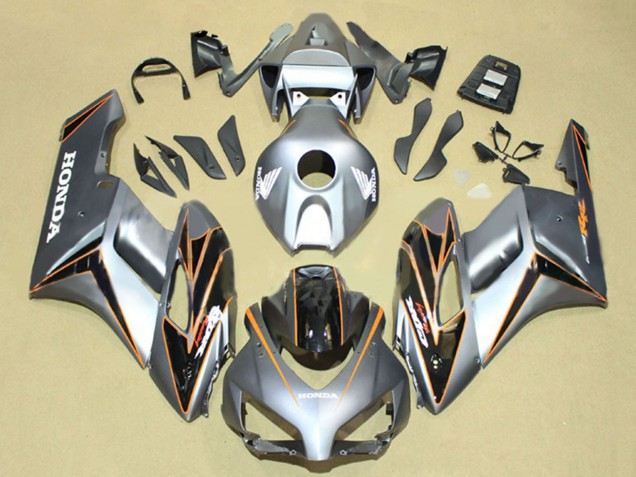 Comprar Carenados Moto Honda CBR1000RR 2004-2005 - Plata Naranja Negro Brillante Raya