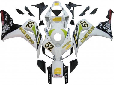 Comprar Carenados Moto Honda CBR1000RR 2006-2007 - Blanco Verde Negro Brillante Hannspree 52