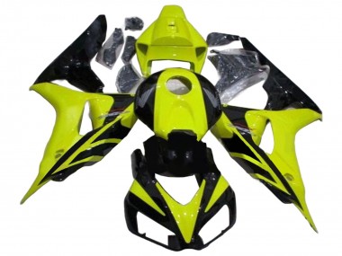 Comprar Carenados Moto Honda CBR1000RR 2006-2007 - Verde Negro Brillante Geométrico