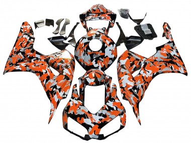 Comprar Carenados Moto Honda CBR1000RR 2006-2007 - Negro Naranja Plata Camouflage