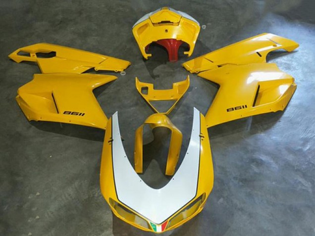 Comprar Carenados Moto Kawasaki EX250 2008-2012 - Blanco Amarillo