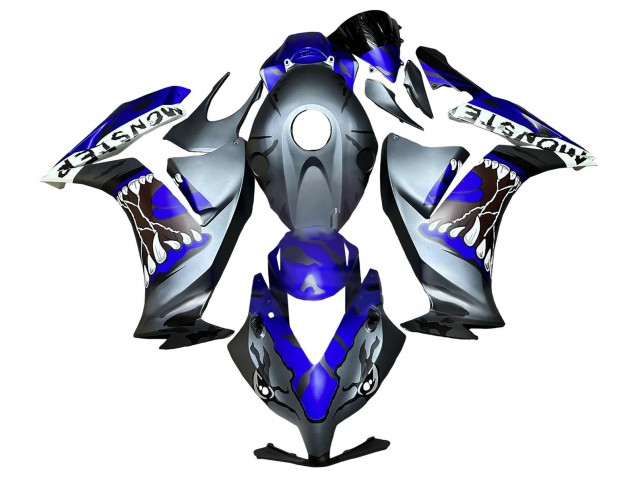 Comprar Carenados Moto Honda CBR1000RR 2012-2016 - Azul Gris Negro Mate Tiburón