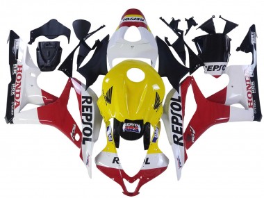 Comprar Carenados Moto Honda CBR600RR 2007-2008 - Blanco Amarillo Rojo Repsol HRC