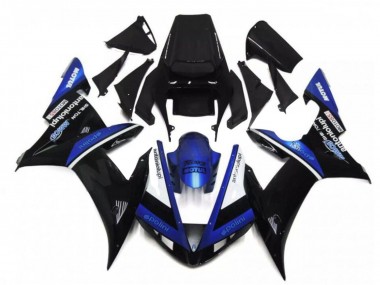 Comprar Carenados Moto Yamaha YZF R1 2002-2003 - Negro Blanco Azul