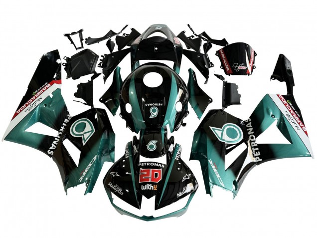 Comprar Carenado Moto Honda CBR600RR 2013-2023 - Azul Verdoso Negro Brillante Petronas 20