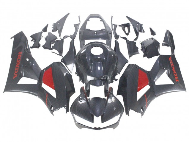Comprar Carenados Moto Honda CBR600RR 2013-2023 - Negro FibraCarbono Rojo