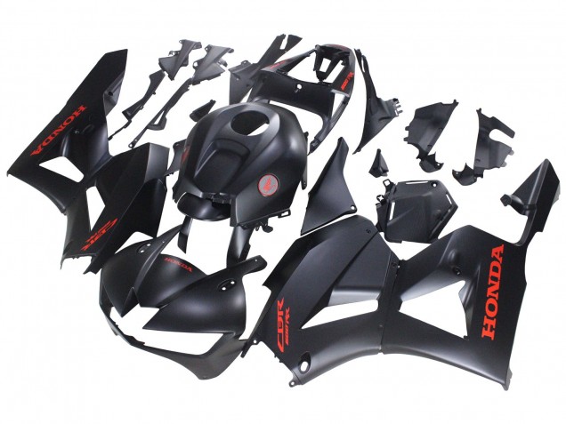 Comprar Carenados Moto Honda CBR600RR 2013-2023 - Negro Mate Rojo Calcomanías