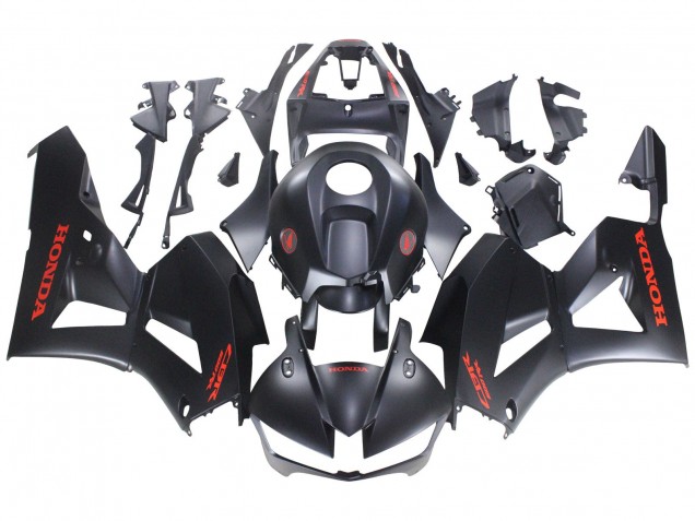 Comprar Carenados Moto Honda CBR600RR 2013-2023 - Negro Mate Rojo Calcomanías