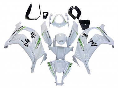 Comprar Carenados Moto Kawasaki ZX10R 2011-2015 - Blanco Verde Raya Negro Ninja