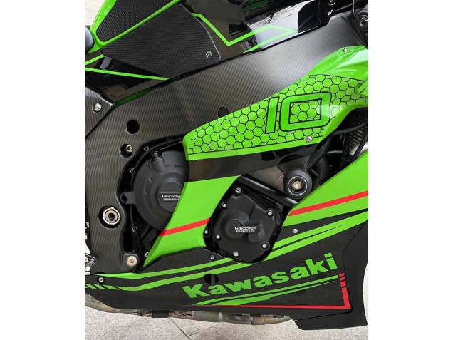 Comprar Carenados Moto Kawasaki ZX10R 2021-2025 - Verde Negro Brillante