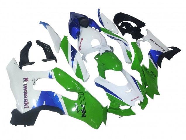 Comprar Carenados Moto Kawasaki ZX10R 2021-2025 - Blanco Verde Azul Negro