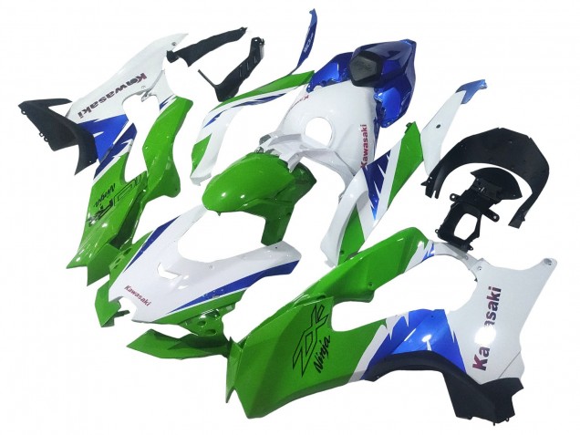 Comprar Carenados Moto Kawasaki ZX10R 2021-2025 - Blanco Verde Azul Negro