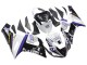 Comprar Carenados Moto Kawasaki ZX6R 2005-2006 - Blanco Púrpura Negro Rizoma Playboy DENSO