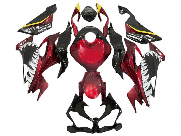 Comprar Carenados Moto Kawasaki ZX6R 2013-2018 - Rojo Amarillo Negro Blanco Tiburón