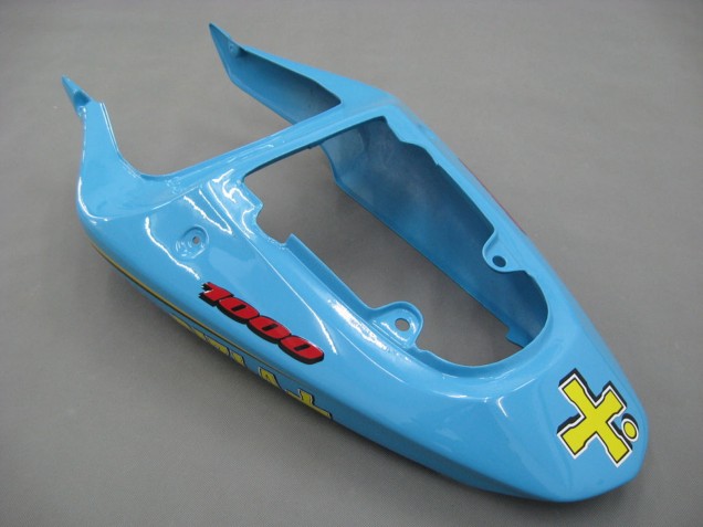 Comprar Carenados Moto Suzuki GSXR1000 2000-2002 - Azul Claro Amarillo Negro Motul Rizla