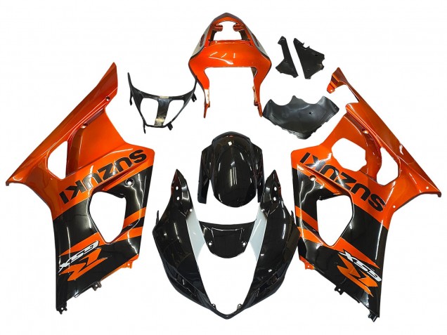 Comprar Carenado Moto Suzuki GSXR 1000 2003-2004 - Burnt Naranja Negro Brillante